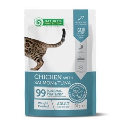 NP Weight Control Adult Cat Chicken with Salmon and Tuna 100 g